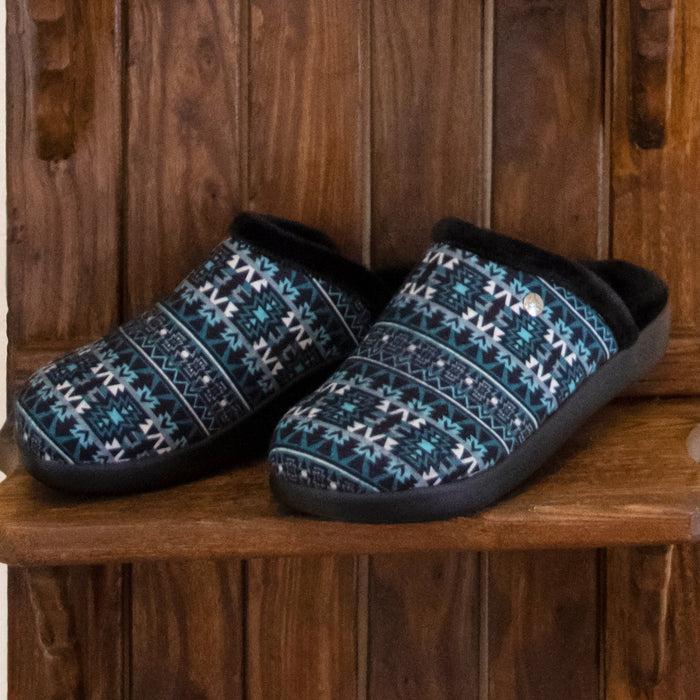 Alegria Comfee Santa Fe Teal Slipper