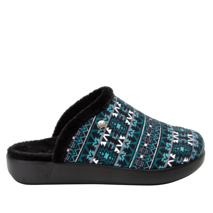 Alegria Comfee Santa Fe Teal Slipper