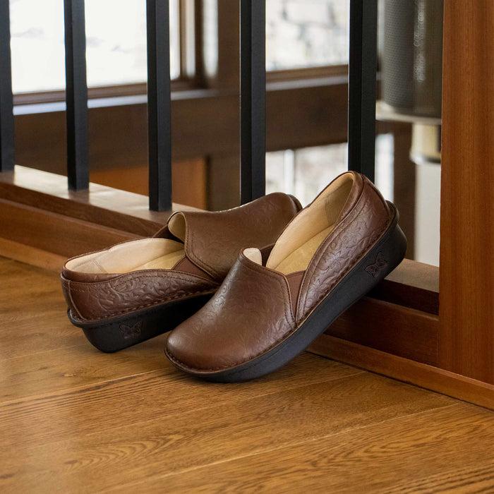 alegria Debra Cocoa Blooms Shoe