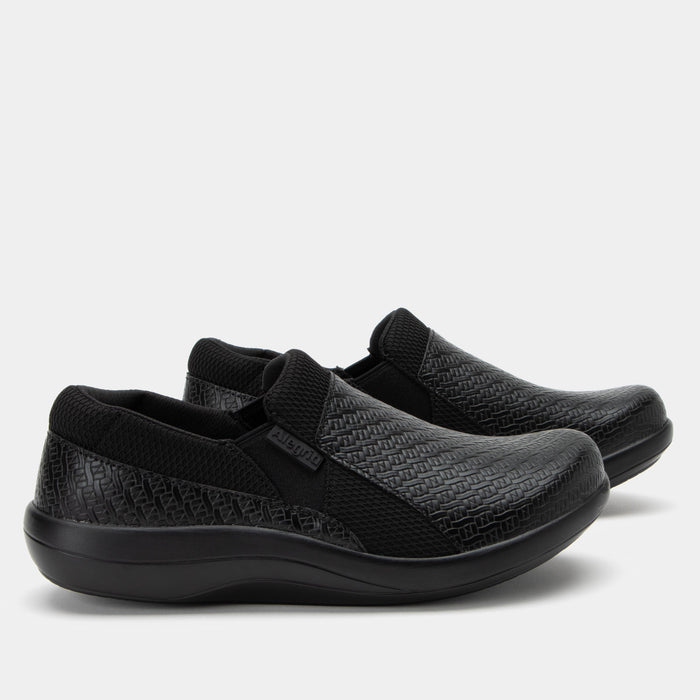Alegria Duette Black Woven Shoe