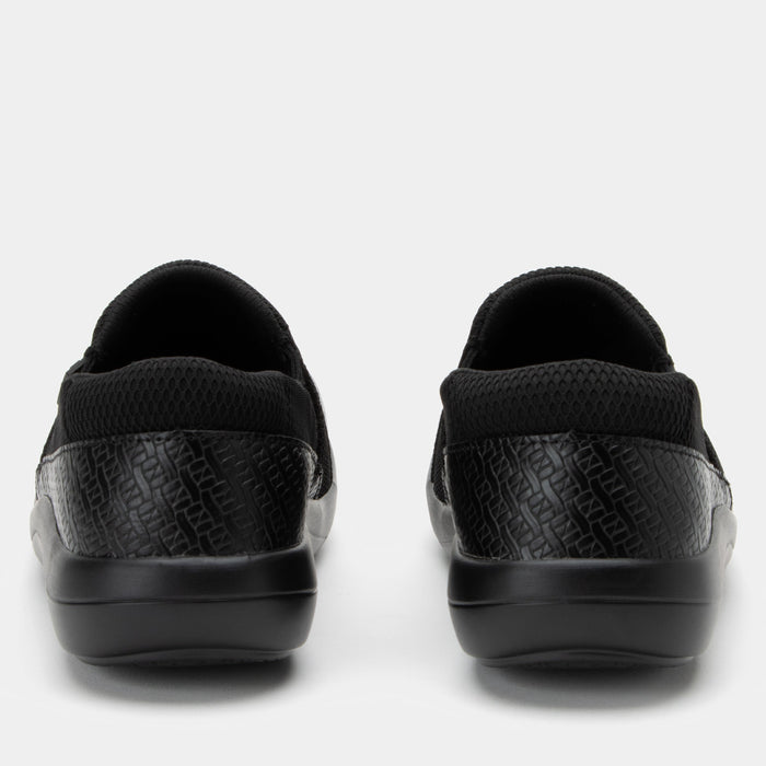 Alegria Duette Black Woven Shoe