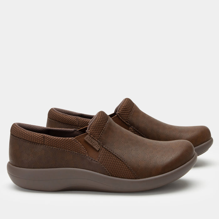 Alegria Duette Swirl Wind Brown Shoe