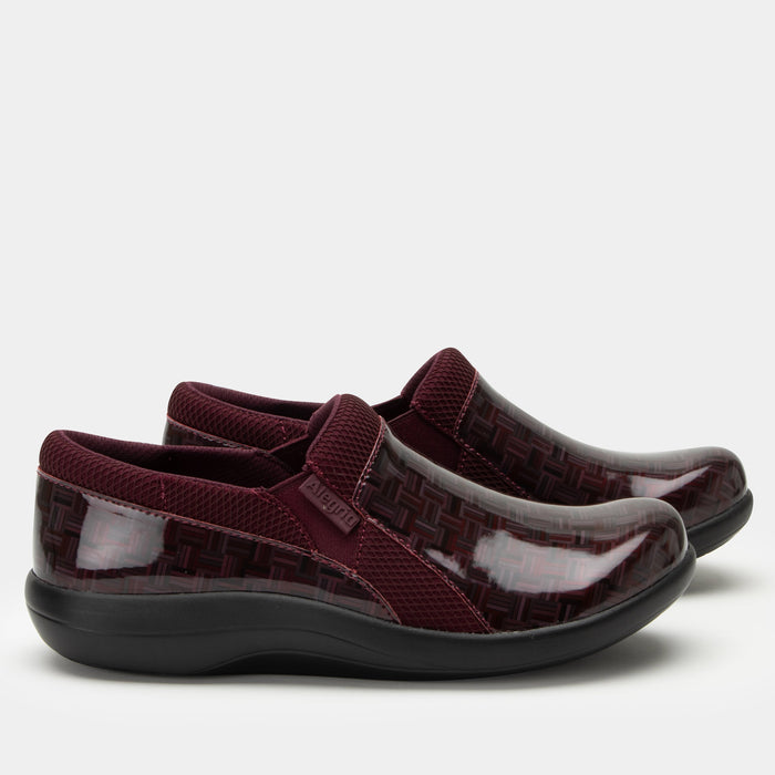 Alegria Duette Wine Block Shoe