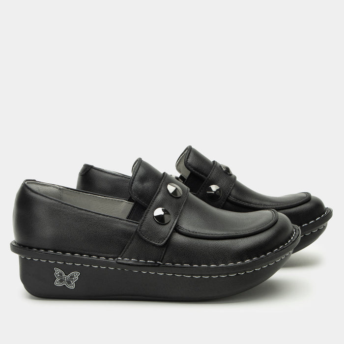 Alegria Ericka Black Gloss Shoe