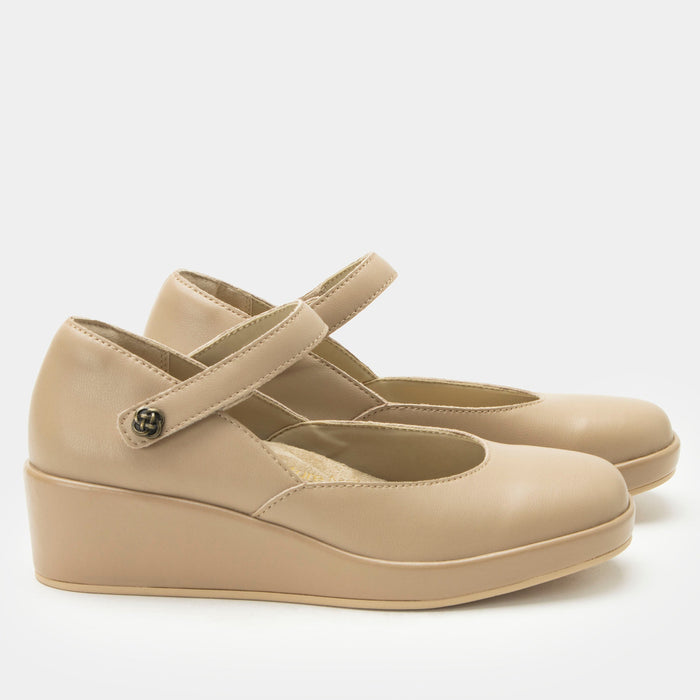 alegria Hayes Beige Shoe