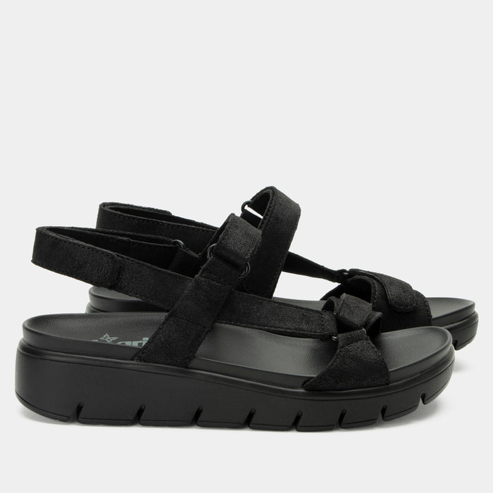 Alegria Henna They Call Me Mellow Black Sandal