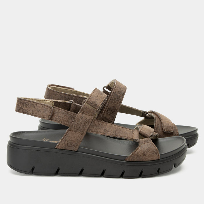 Alegria Henna They Call Me Mellow Taupe Sandal