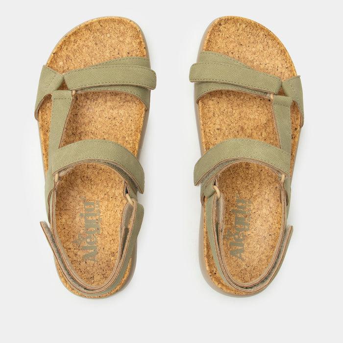 Alegria Henna Washed Khaki Sandal