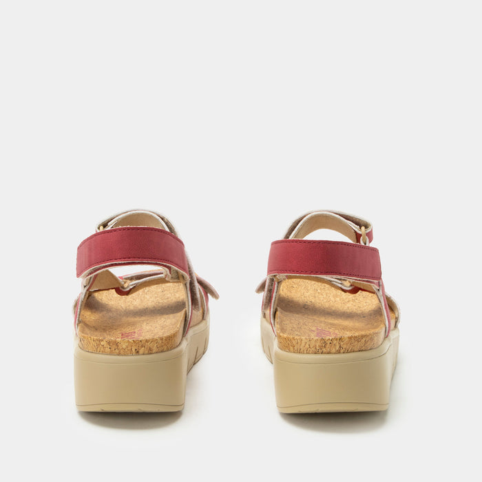 Alegria Henna Washed Ruby Sandal