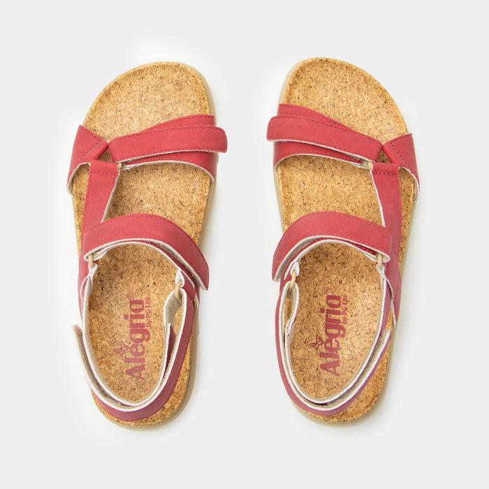 Alegria Henna Washed Ruby Sandal