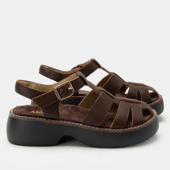 Alegria Ingrid Chocolate Sandal