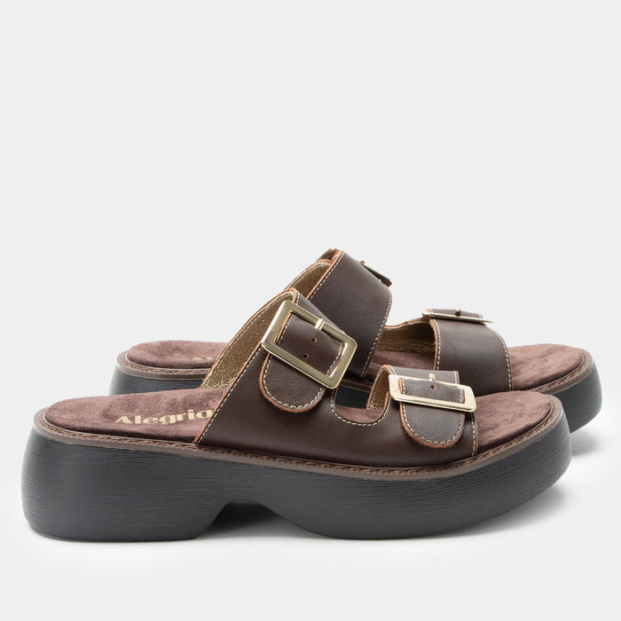 alegria Iza Chocolate Sandal