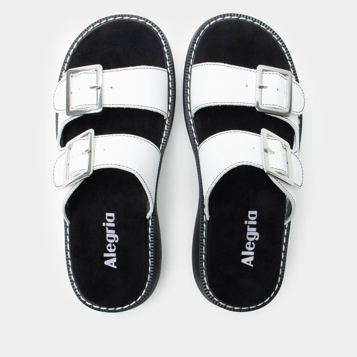 Alegria Iza White Sandal
