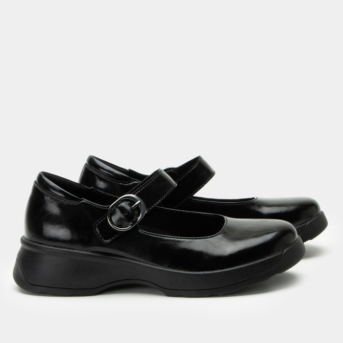 Alegria Jazmine Dapper Black Shoe