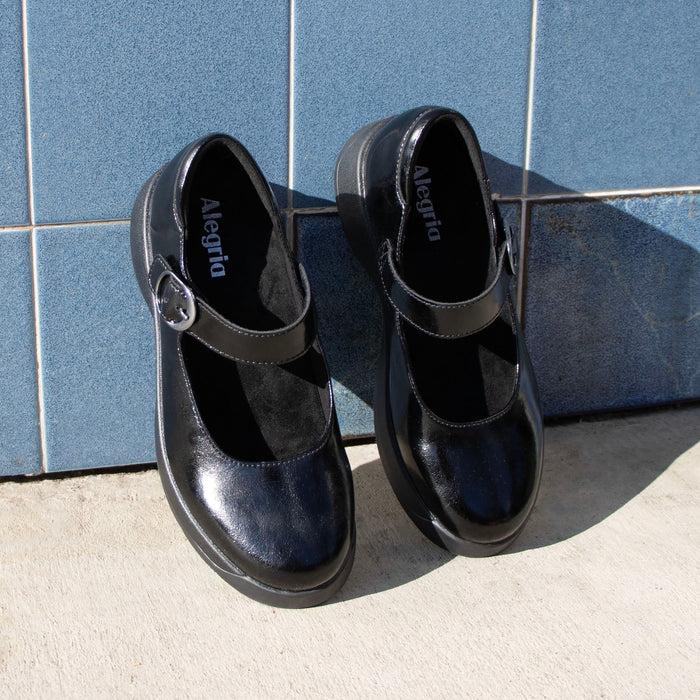 alegria Jazmine Dapper Black Shoe