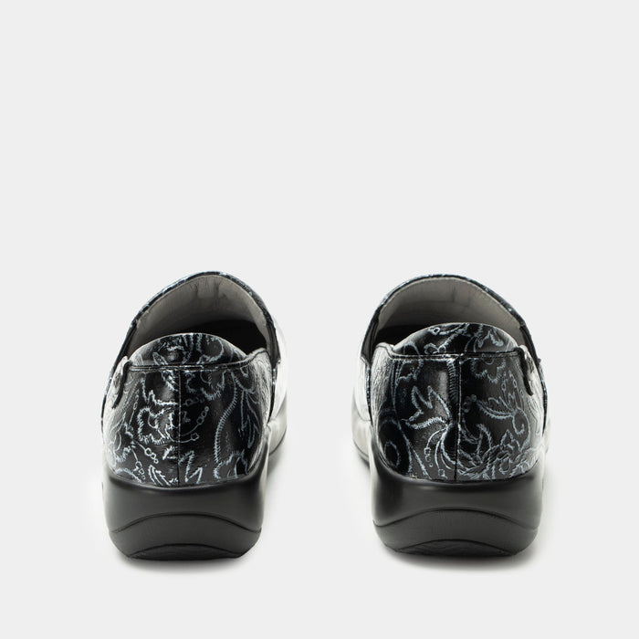 Alegria Keli Embroider Me Pewter Shoe