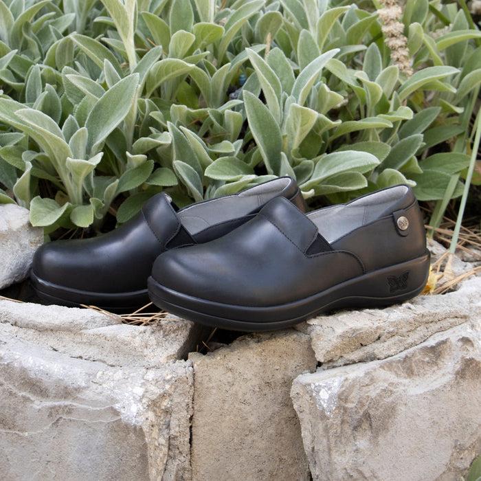 alegria Keli Oiled Black Shoe
