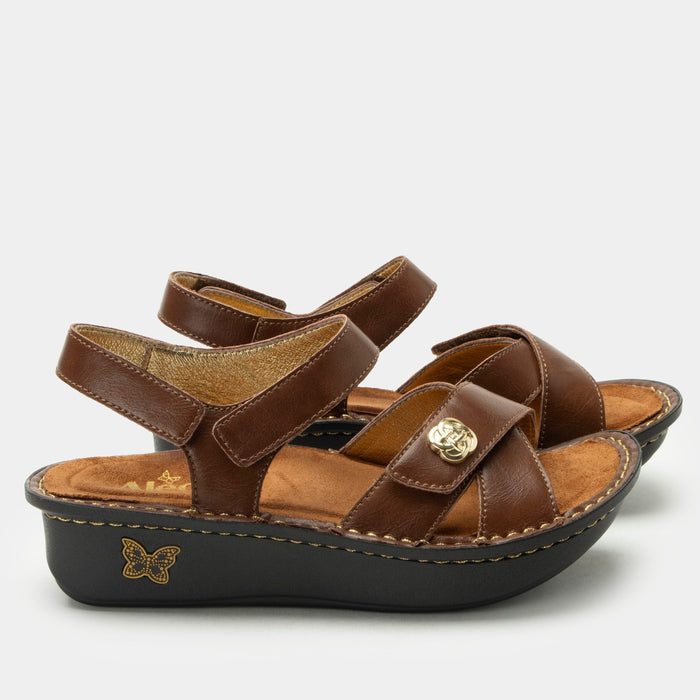 alegria Kelsi Marrone Sandal