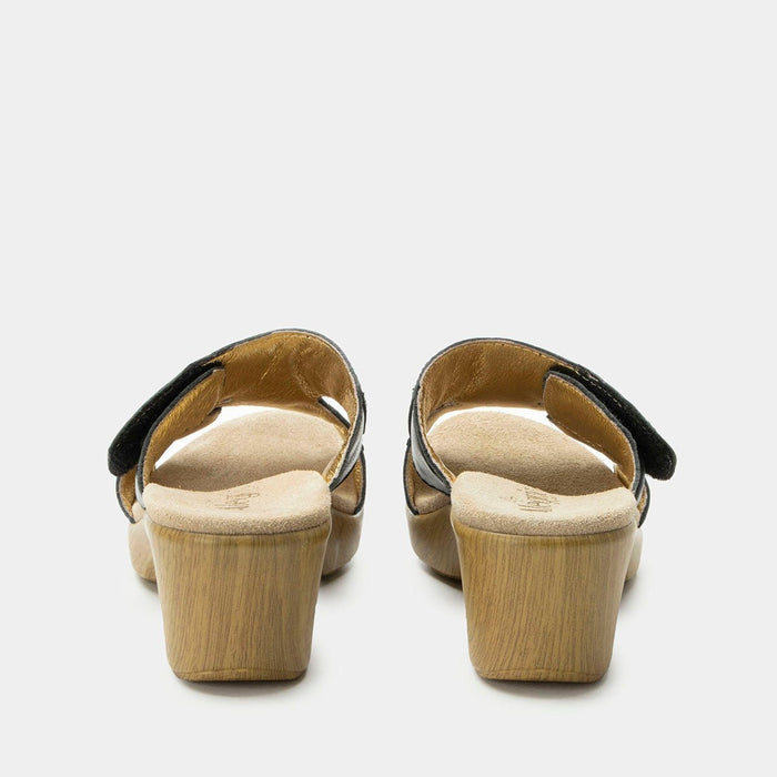 Alegria Linn Black Needles And Pins Sandal