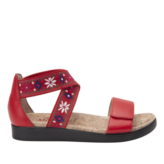 Alegria Lucia Red Sandal