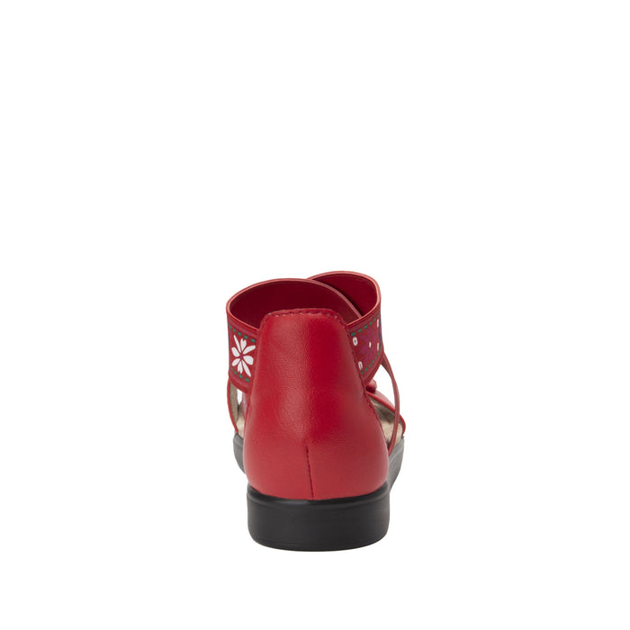 Alegria Lucia Red Sandal