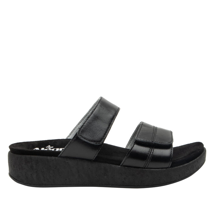 Alegria Mena Black Sandal