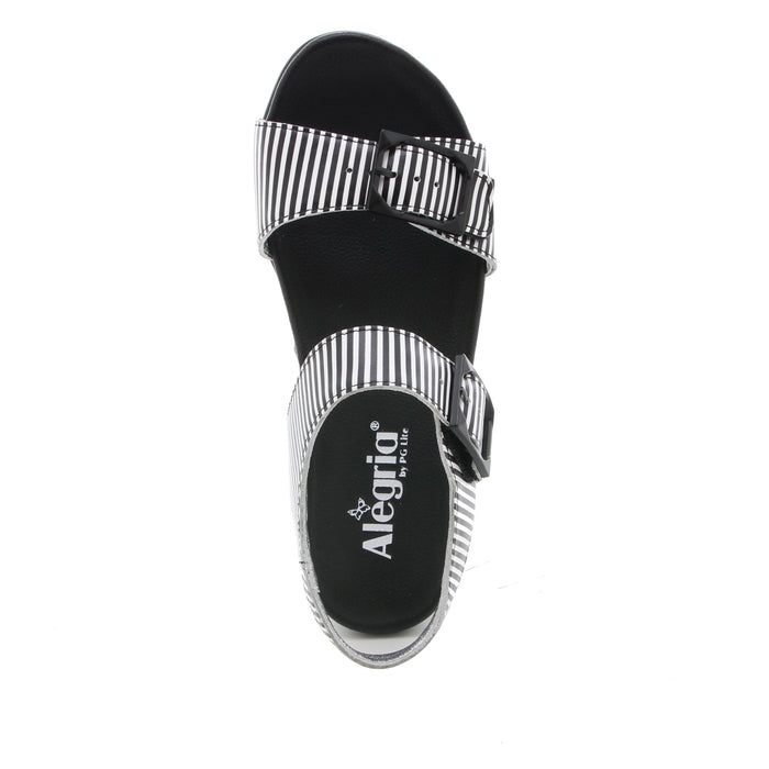 Alegria Morgyn Stripes Sandal
