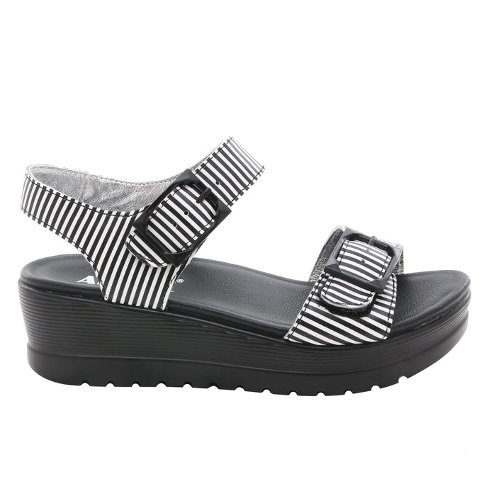 alegria Morgyn Stripes Sandal