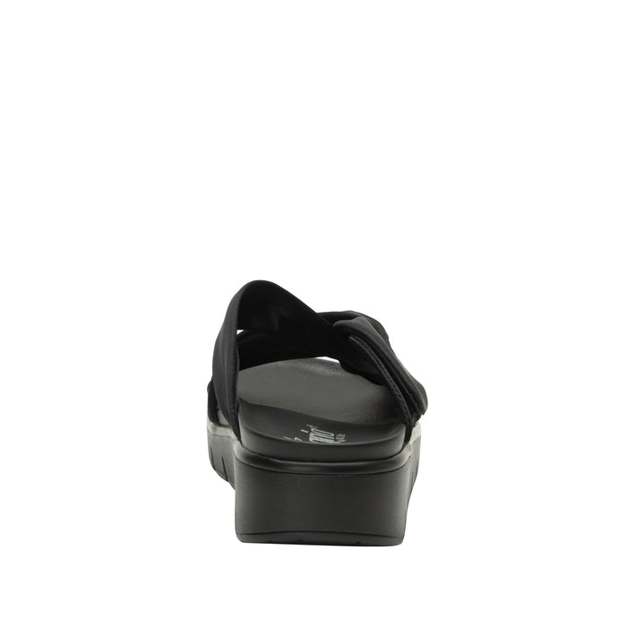 Alegria Mylee Black Softie Sandal