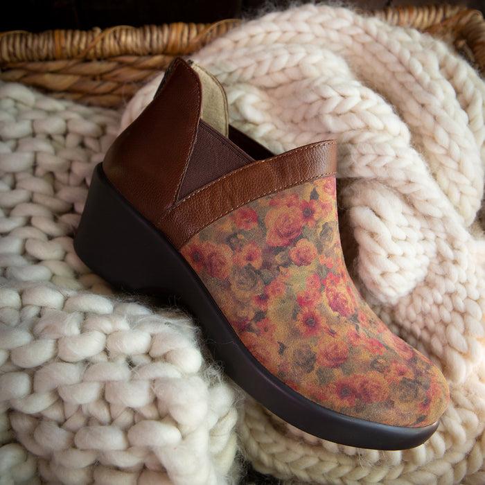 Alegria Natalee Cognac & Roses Boot
