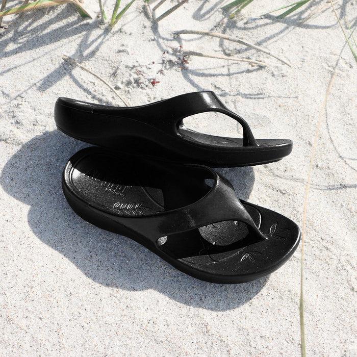alegria Ode Black Gloss Sandal
