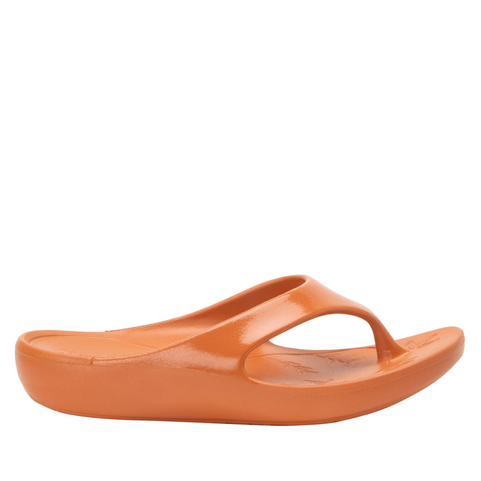 Alegria Ode Tangerine Gloss Sandal