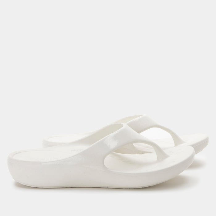 Alegria Ode White Gloss Sandal
