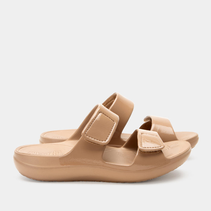 Alegria Orbyt Taupe Gloss Sandal