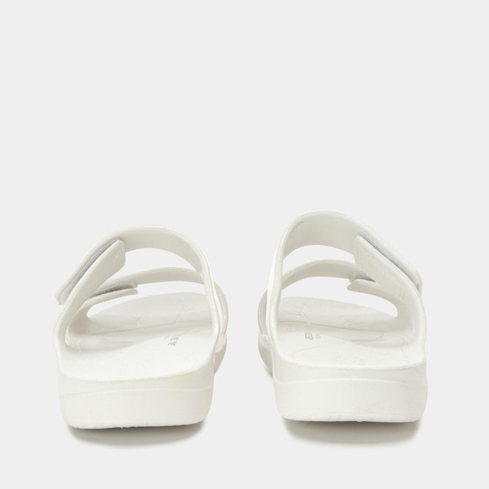 Alegria Orbyt White Gloss Sandal