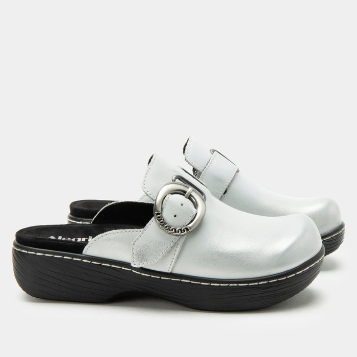 alegria Osmosis Silver White Shoe