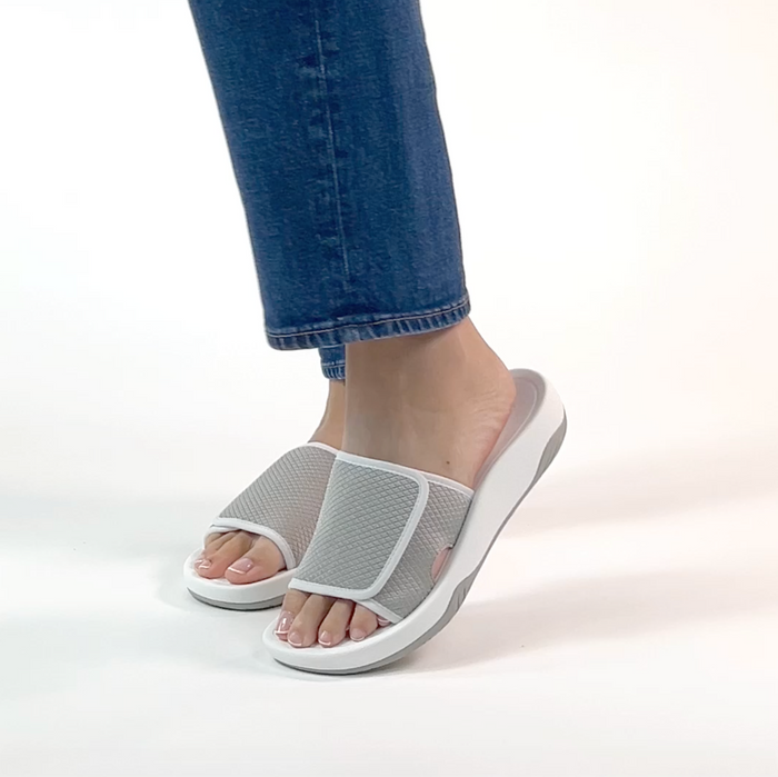 Alegria Ova8tion Beige Sandal