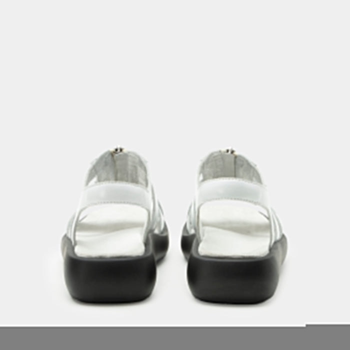 Alegria Palmer White Sandal