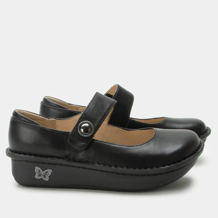 Alegria Paloma Black Nappa Mary Jane