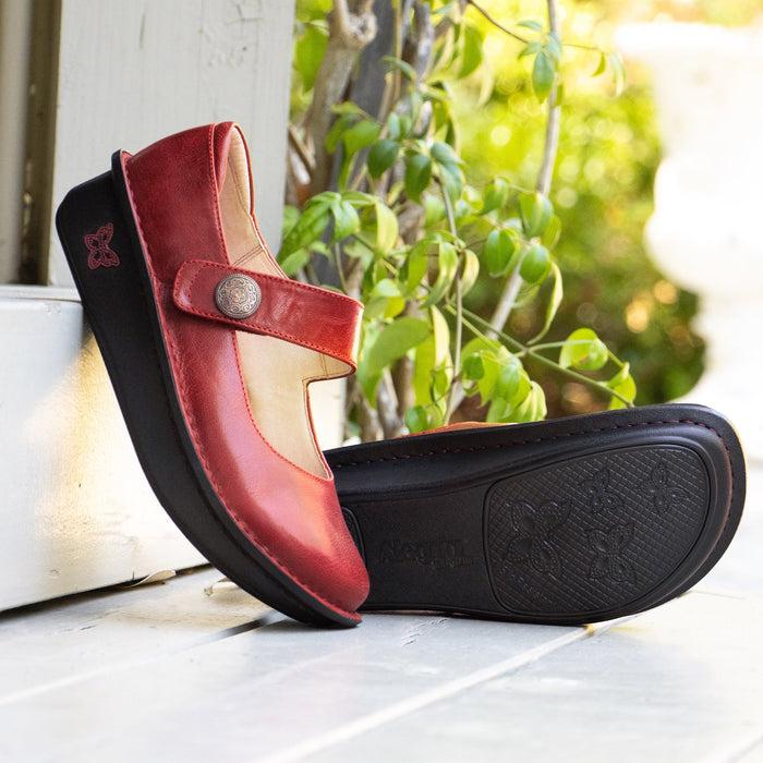 Alegria Paloma Garnet Mary Jane