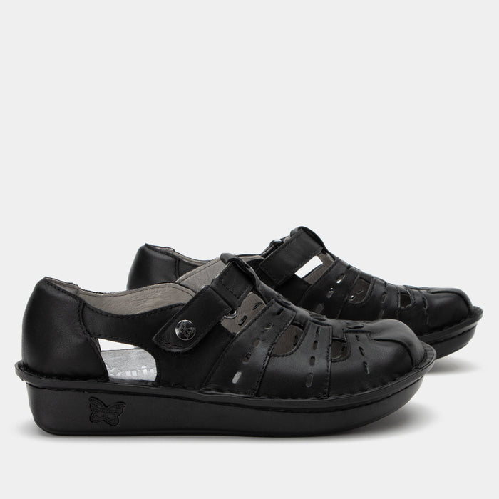 Alegria Pesca Black Butter Sandal