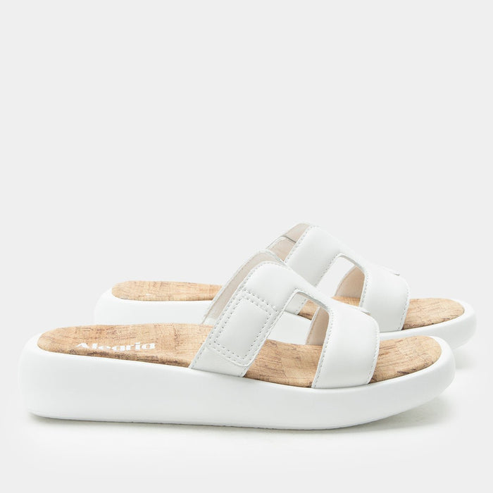 Alegria Portia All White Sandal