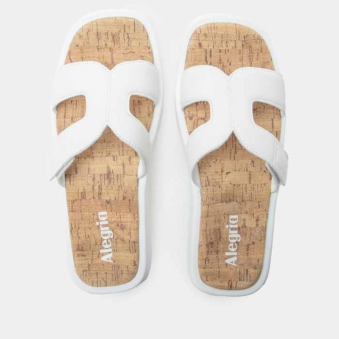 Alegria Portia All White Sandal