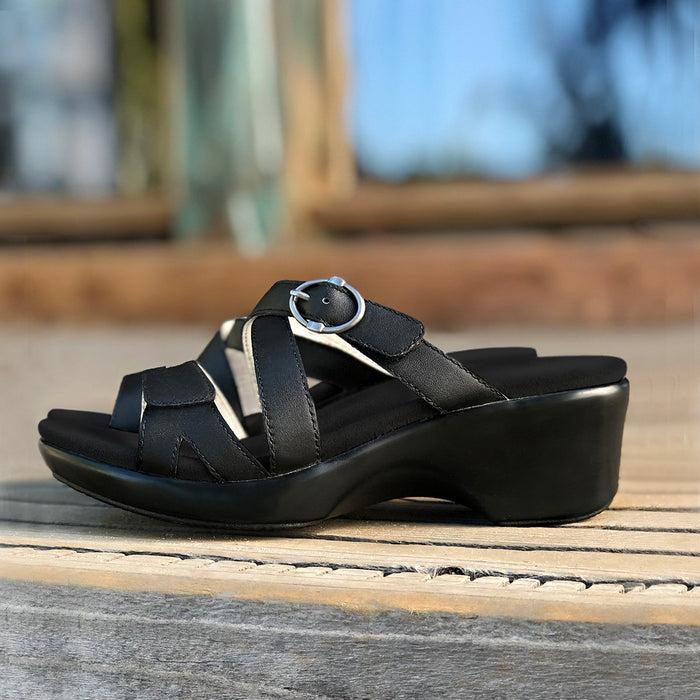 alegria Roux Black Sandal