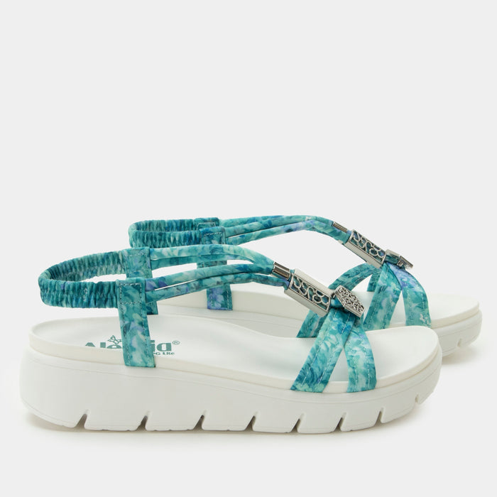 Alegria Roz Aqua Flora Sandal