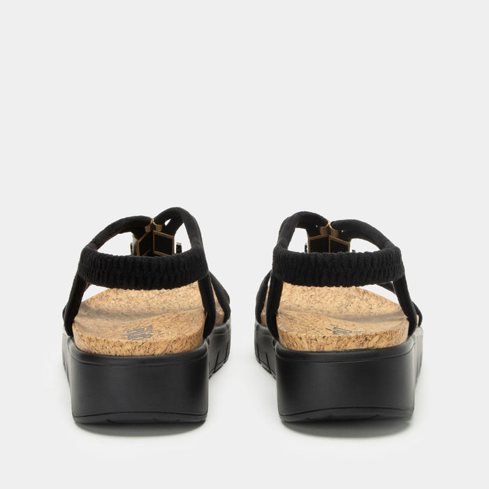 Alegria Roz Casual Black Sandal