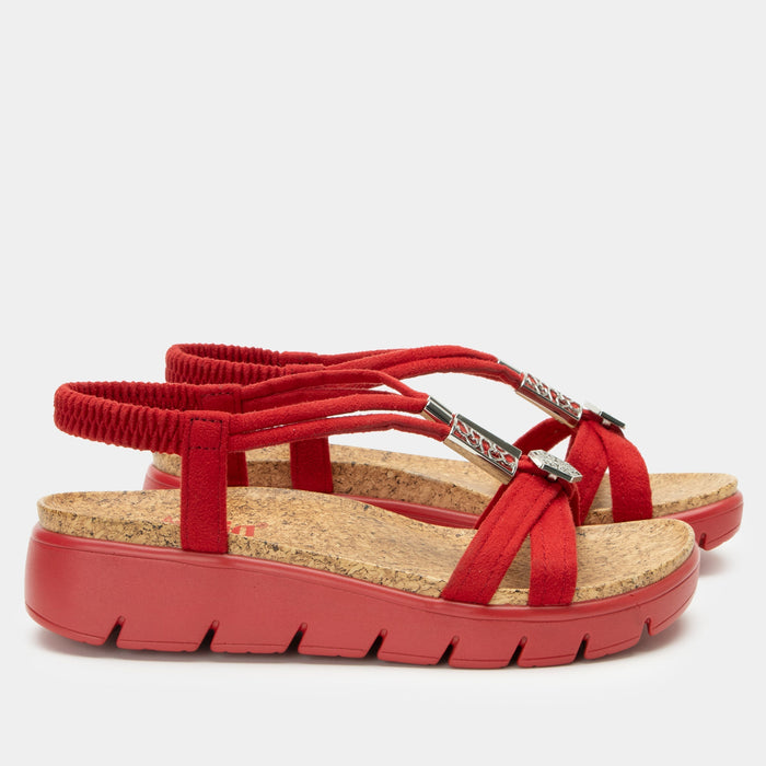 Alegria Roz True Red Sandal