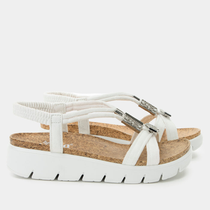 Alegria Roz True White Sandal
