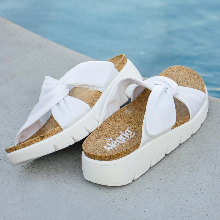 Alegria Rylie White Sandal