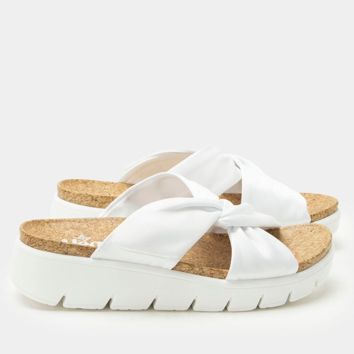 Alegria Rylie White Sandal